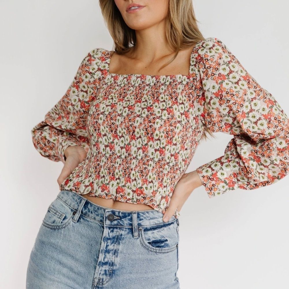 Calista Garden Party Blouse - Size L